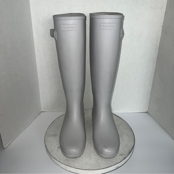 Hunter Original Tall Waterproof Rain Boot  Lavender Grey Womens Size 5 EU 36 - Picture 1 of 9